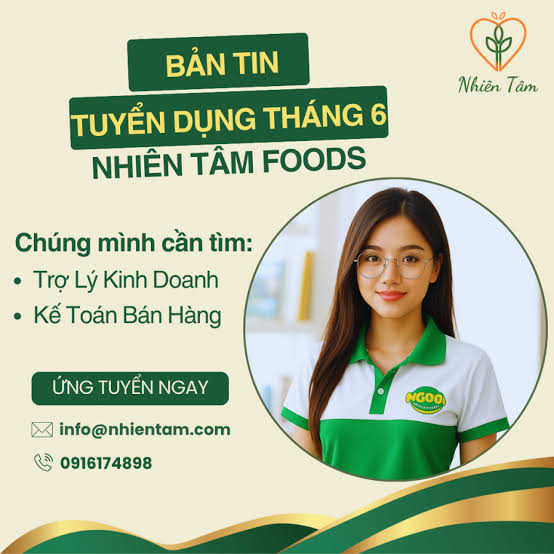 Việc làm Tại Công Ty TNHH Thực Phẩm Nhiên Tâm